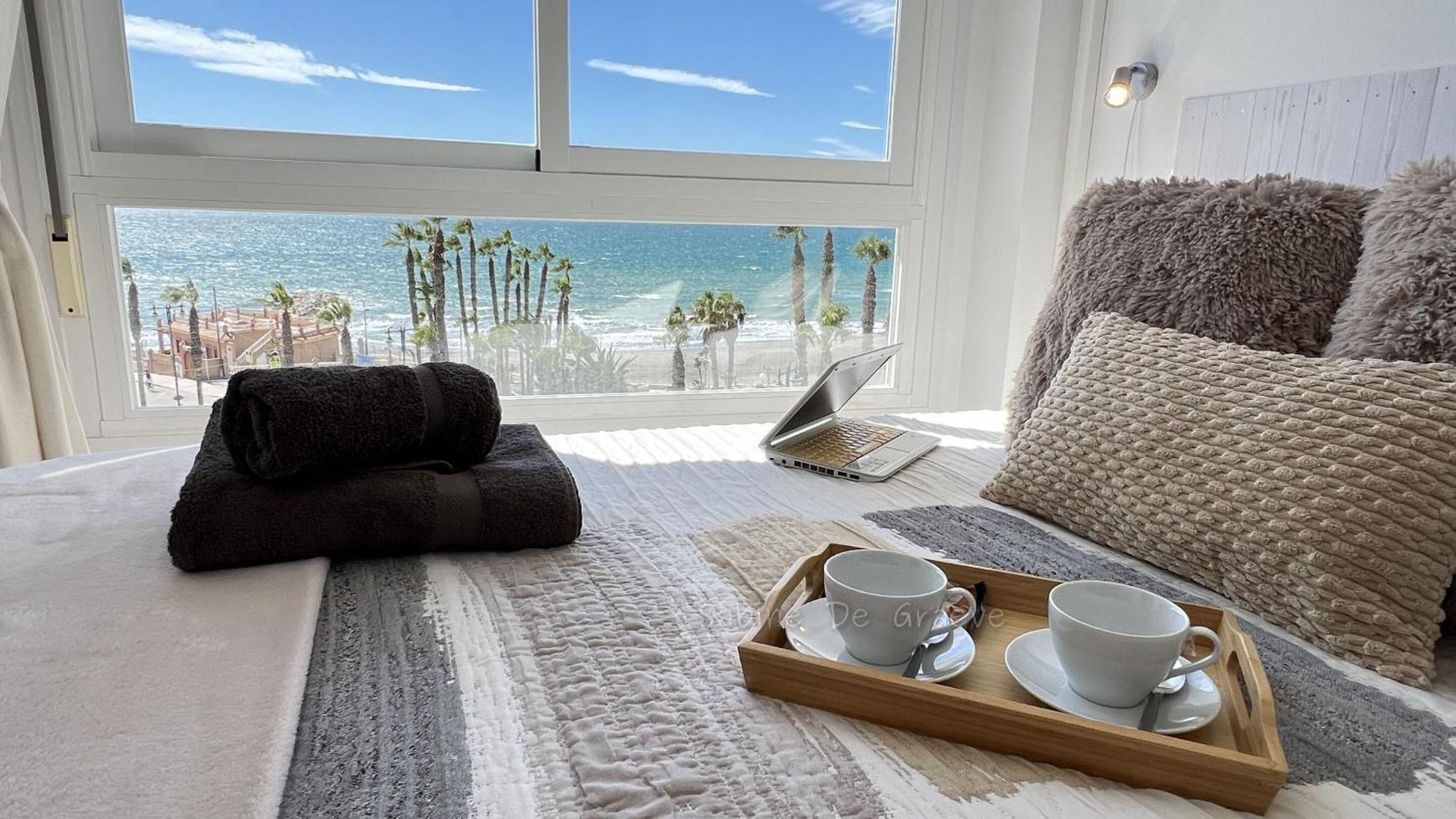 Love Nest By The Sea Wake Up With Ocean Views In Every Room Ruselo R408 Torrox Exterior photo